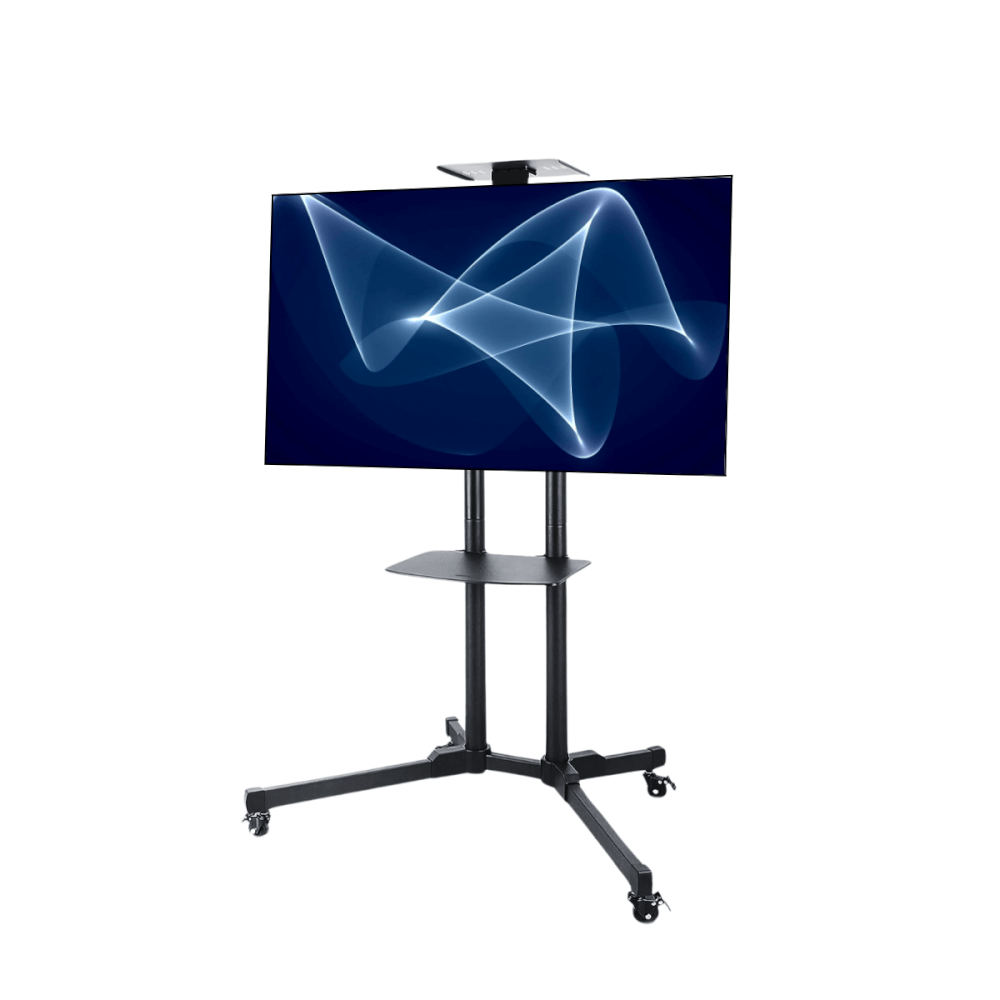 ขาตั้งทีวี มีล้อเลื่อน MOKKOI HOME รุ่น WMB3265-BLACK STAND สำหรับทีวีขนาด 32-65 นิ้ว สีดำ